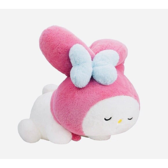 Hello Kitty 18" Sleeping Bunny Rabbit Plush My Melody Stuffed Animal - NWT - Picture 1 of 6